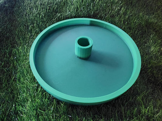 Rustic Rain drop Tray for 3/4 inch Turner Pole